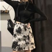 ガールズ ボトムス スカート タイトスカート ハイウェスト ミニースカート