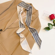 タイスカーフ　7*130cm  ヘアーバンド　 夏　ベルト リボン　韓国ファッション