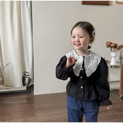 2023人気 韓国風子供服トップス 子供服  女の子　カジュアル ブラウス ベビー服 長袖  キッズ  シャツ