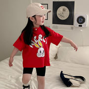 ★Girls★　子供Tシャツ　キャミソール　ウサギ　韓国キッズファッション