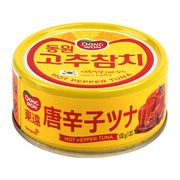 韓国　韓国食品 東遠 唐辛子ツナ缶 100g BOX (24個入) 韓国人気缶詰