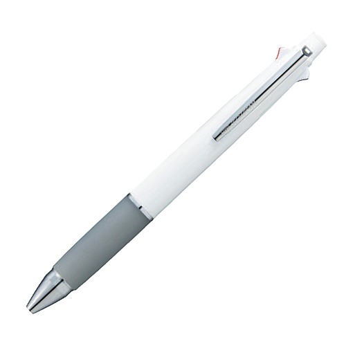 三菱鉛筆 ジェットストリーム4&1 0.7 ホワイト MSXE510007.1 油性ボールペン なめらか 多機能