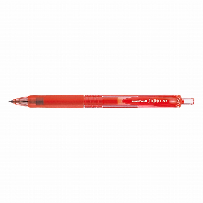 三菱鉛筆 ゲルインクボールペン シグノ ノック式 0.5 赤 UMN105.15