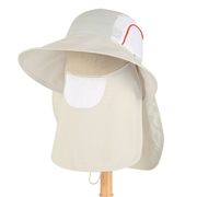 日よけ帽子日よけ帽子顔全体に沿って顔の首を隠す夏の紫外線防止バケットハット日よけ帽子