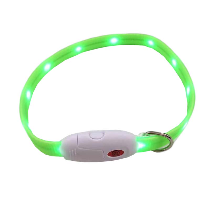 光る 首輪 led ペット LEDライト 猫 USB充電式 3色選べる 小型犬 中型犬 大型犬 35cm 50cm 夜間発光首輪