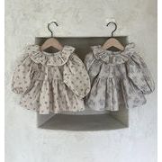 2023 春夏新作 韓国版 女の子 綿 花 ワンピース  かわいい  子供服