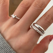 指輪　リング　レディース　ハート　韓国ファッション　メタル　アクセサリー