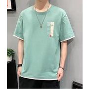 メンズ服　夏Ｔシャツ　半袖Ｔシャツ　涼しいクルーネック半袖Tシャツ トッブス 半袖