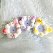 缶バッジ用ロゼット 痛バ用 手作り リボン  痛バッグ装飾 可愛い アクセサリー ロゼット 花飾り