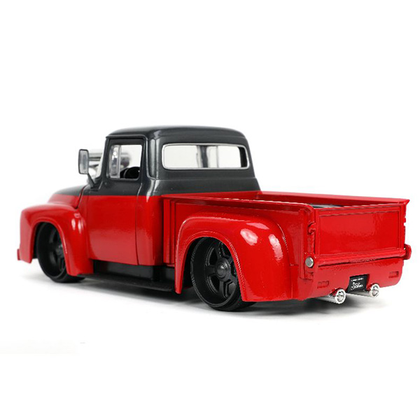 JADATOYS 1:24 JUST TRUCKS w/RACK & WHEELS 1956 Ford F-100