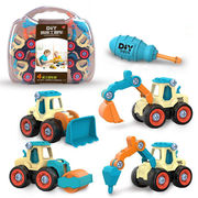 ins人気   作業車のおもちゃ  車   子供用品     ホビー用品     知育玩具   おもちゃを組み立