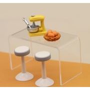 ins   モデル  ミニチュア   インテリア置物     デコレーション  テーブル+いす  リビングルーム  3色