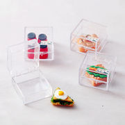 ins模型   モデル   ミニチュア   インテリア置物   プラスチックケース    ケーキの箱  防塵カバー  2色
