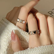 新作 韓国風  レディース  気質   アクセサリー   リング     開口指輪  調節可能   ファッション