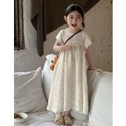2024 夏 韓国風子供服  キッズ服  ワンピース  キャミソールワンピース  女の子  刺繍