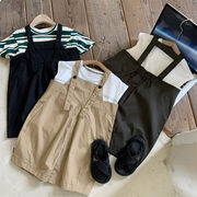 人気新作   韓国風子供服  ベビー服   サロペット   子供ズボン   オーバーオール    男女兼用  3色