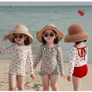 2023 夏新作 ハワイ 子供服 水着 女の子 花柄 ベビー服 砂浜   キッズ オールインワン  水泳 連体 3色