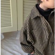 春秋   人気   韓国風子供服    キッズ    ベビー服     シャツ    トップス    コート     2色