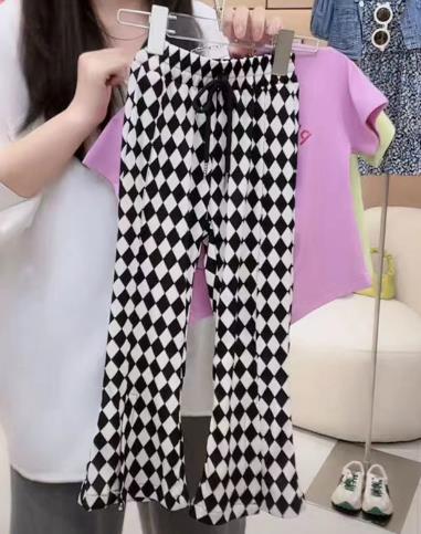 2023夏人気   韓国風子供服  キッズ   ベビー服  トップス+ロングパンツ   セットアップ    半袖   3色