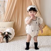 ins夏人気    韓国風子供服  ベビー服   キッズ    ロンパース     可愛い   つなぎ   ワンピース    2種