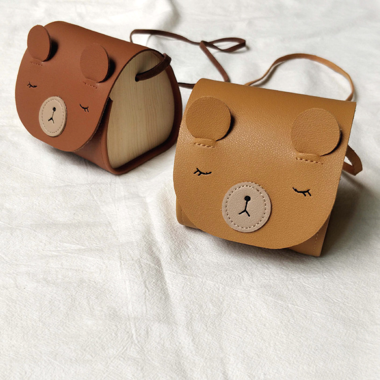 ins人気   子供バッグ    収納バッグ   斜め掛けバッグ   可愛い  ショルダーバッグ    PUバッグ 2色