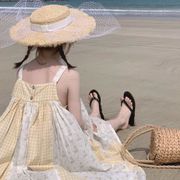 2023夏人気   韓国風子供服   キッズ   ベビー服   プリンセス   キャミソール   ワンピース   袖なし 2色
