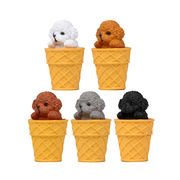 ins   模型   ミニチュア   インテリア置物    モデル    犬   アイスクリーム   デコレーション  5色