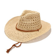 帽子メンズ夏麦わら帽子ビーチハットカジュアル日焼け止めサンバイザーアウトドアビーチサンバイザー