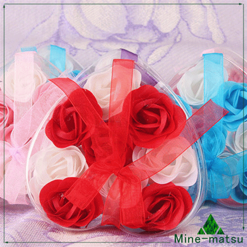 母の日ギフト パラ ハート型 9点セット ソープフラワー 枯れないお花 シャボンフラワー