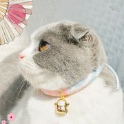 猫用首輪 小型犬 鈴付首輪  和風 シンプル 可愛い ネコ用 ペット用品