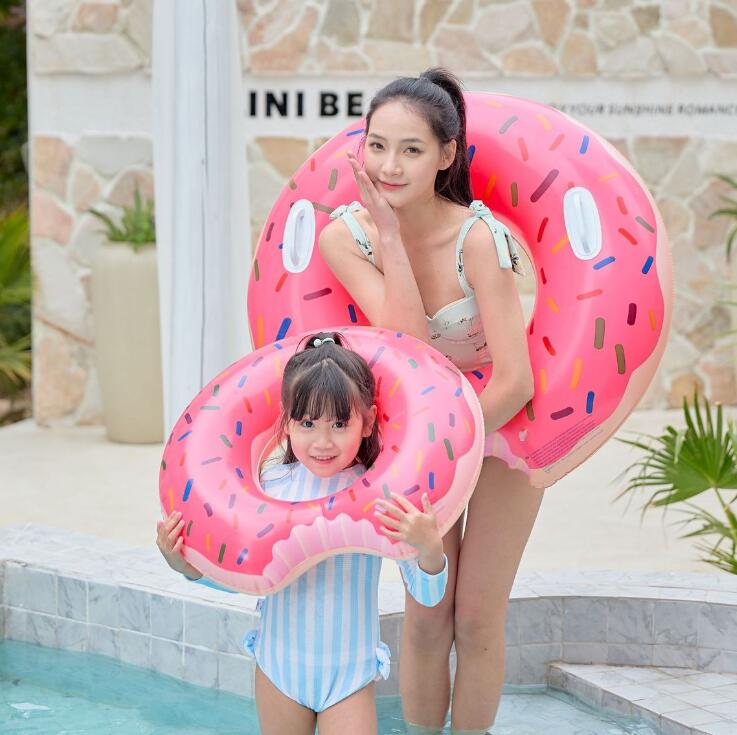 大人、子供サイズ 浮き輪★ うきわ プール 水遊び 夏の日 安定性 スポーツ　2色