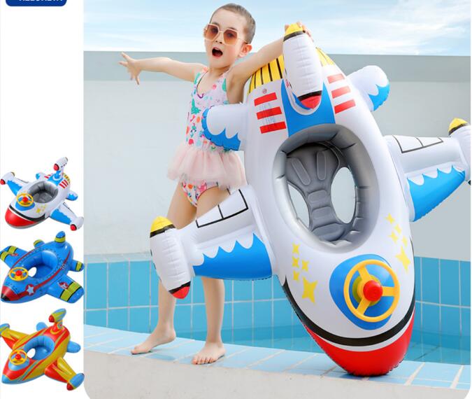 子供用浮き輪　飛行機の浮き輪浮き輪★ うきわ プール 水遊び 夏の日 安定性 スポーツ