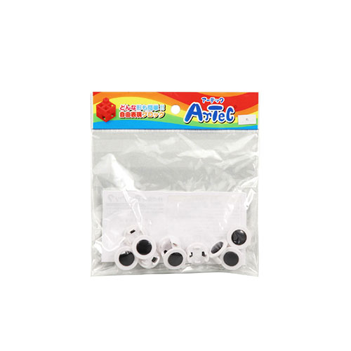 ARTEC Artecブロック 丸単品 10P 白/黒 ATC77815