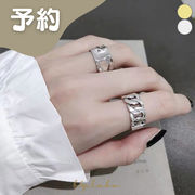 【予約】ニュアンス メタルリング 韓国 かわいい 指輪
