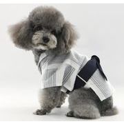 人気  ペット服 小型犬服   ペット用品   猫犬兼用 犬浴衣 和服  ネコ雑貨 5色