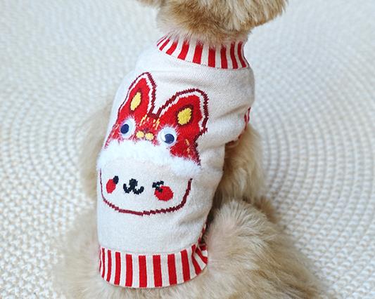 新作 ペット用品 犬服  ペット服     猫犬兼用   可愛いニットセーター  ネコ雑貨3色