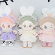 ワンピース    ぬいぐるみ用服  人形着せ替え ミニドール 着せ替え服  お人形の服 デコパーツ 17cm用