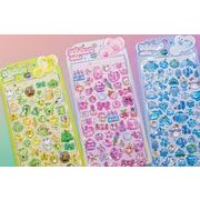 ウサギ 立体シール 3Dステッカー シール 装飾品立体ステッカーぷっくりシール ぷくぷくシール