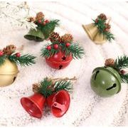 北欧 クリスマス 飾り   クリスマスツリー  鈴 インテリア 装飾   撮影道具 6色
