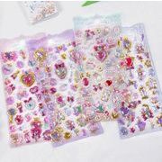 宝石  立体シール 3Dステッカー シール 立体ステッカーぷっくりシール ぷくぷくシール