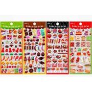 タコ 寿司   立体シール 3Dステッカー シール 立体ステッカーぷっくりシール ぷくぷくシール