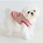 2023人気  ペット用品 ネコ雑貨   tシャツ ペット服 小型犬服    可愛い 猫犬兼用  3色