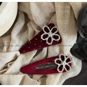 韓国風 レディース  花柄髪飾りヘアアクセサリー雑貨  ヘアピン おしゃれ キッズ 可愛い2色