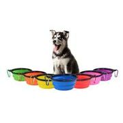 人気    ペット用品 犬服 ネコ雑貨  ペット用食器　 便利  折り ペット用ボウル