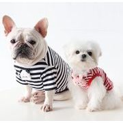 人気新作  小型犬服      Tシャツ   ペット用品  ペット服   ネコ雑貨  猫犬兼用  2色