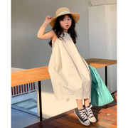 2023夏 韓国風子供服 キッズ服 ノースリーブ ワンピース  女の子 ファッション カジュアル