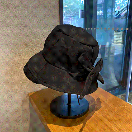 漁夫帽　帽子　バスケットハット　春夏　紫外線対策　折りたたみ　韓国ファッション UVカット　蝶結び