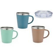 【売り切れごめん】Smoo（スムゥー）蓋付きマグカップ 350ｍｌ3色アソート