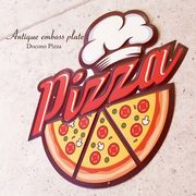 アンティークエンボスプレート ダイカット Docono Pizza ピザ MP2015