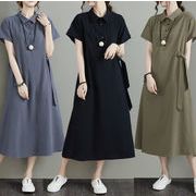 【人気新発売】韓国ファッション レディース服 ゆったり ワンピース